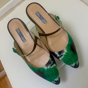 Prada size 36 patent leather slides